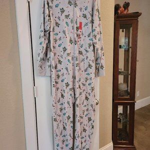 Men's one piece Holiday PJs with hood